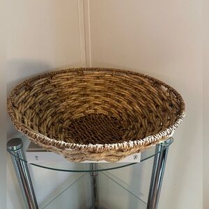 Natural Woven Round Basket